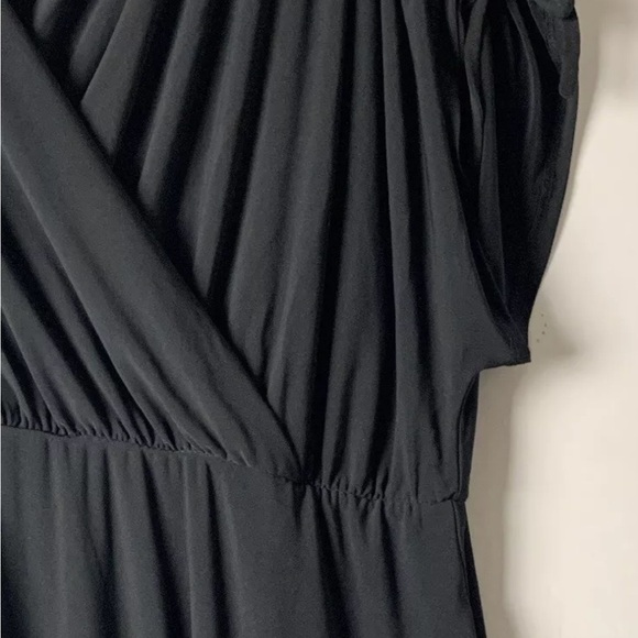 Lane Bryant Women’s Fit & Flare Dress Size 22/24 Black Dolman Sleeve /Pockets - Picture 5 of 11